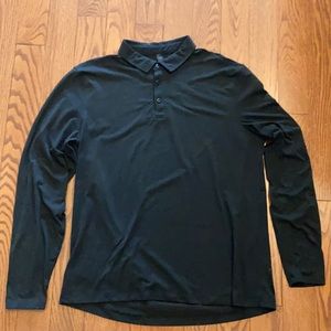 Lululemon Evolution Long Sleeve Polo, Black